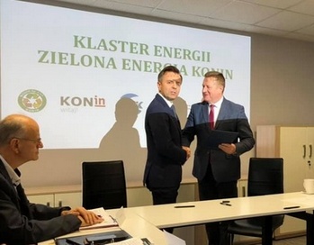 zdjęcie z posiedzenia Klastra Energii Zielona Energia - Konin